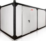 Газовый генератор Pramac GGW275G в контейнере с АВР